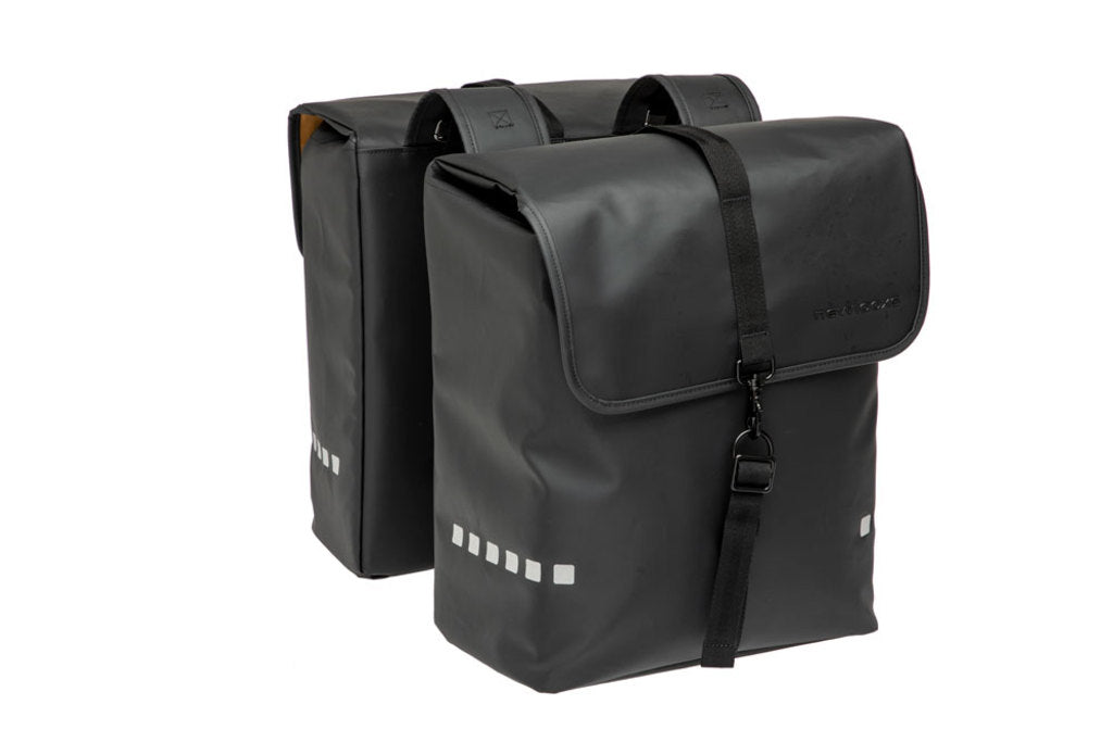 Dubbele-Fietstas-New-Looxs-Odense-Double-39-Liter-Black Dubbele-Fietstas-New-Looxs-Odense-Double-39-Liter-Black